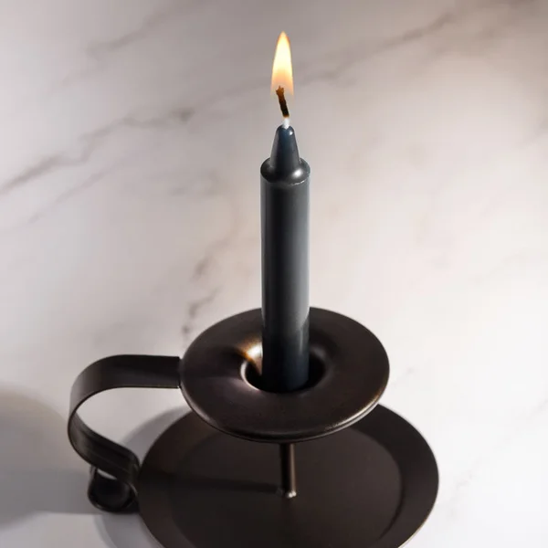 LaCire Drip Pillar Candles - Black - Black Drip Candles - Set of 3 — image 3 of 4