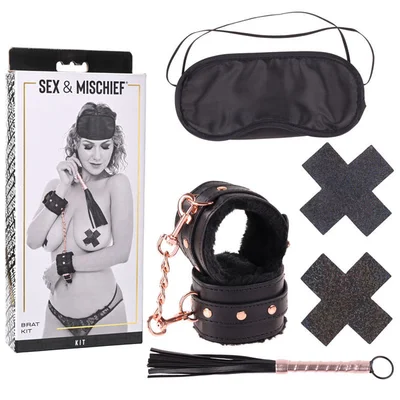 sex mischief brat kit 5 piece beginner bondage kit