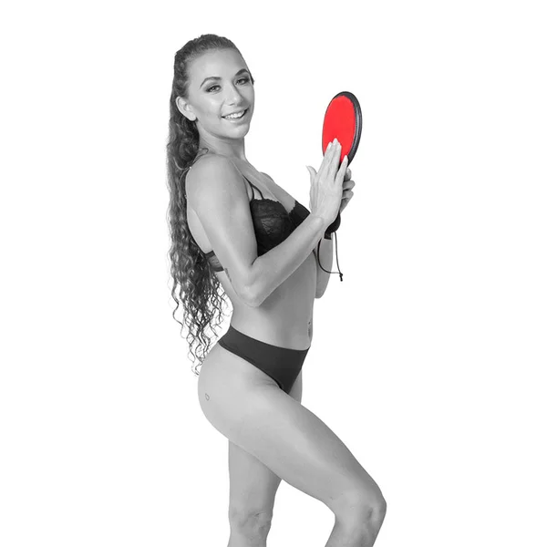 Sex & Mischief Amor Paddle - Red/Black Spanking Paddle — image 5 of 5