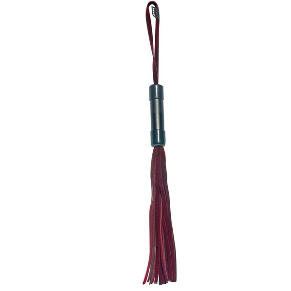 Sex & Mischief Enchanted Flogger - Red/Black Flogger Whip — image 2 of 4