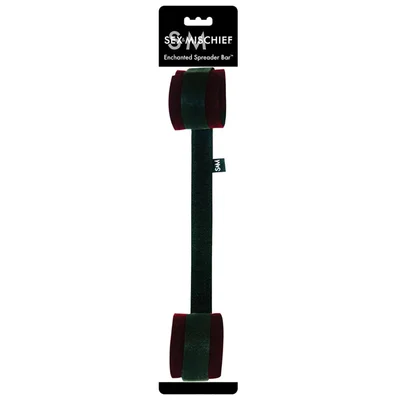 sex mischief enchanted spreader bar blackred restraints