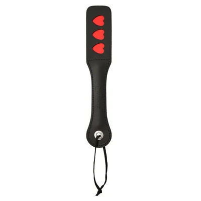 sex mischief heart paddle black paddle