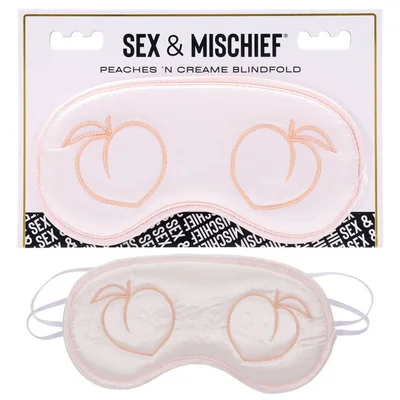 sex mischief peaches n creame blindfold peach eyemask