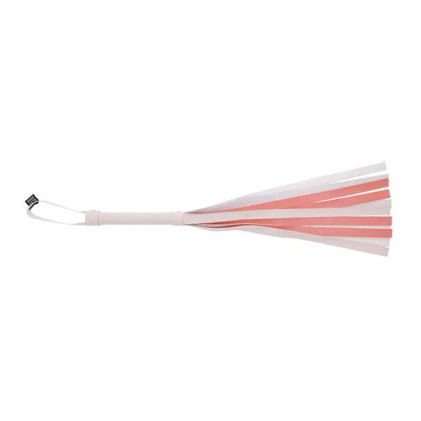 Sex & Mischief Peaches n CreaMe Stripe Flogger - Peach 80 cm Flogger Whip — image 3 of 9