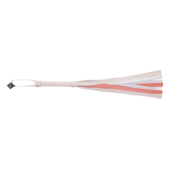 Sex & Mischief Peaches n CreaMe Stripe Flogger - Peach 80 cm Flogger Whip — image 7 of 9
