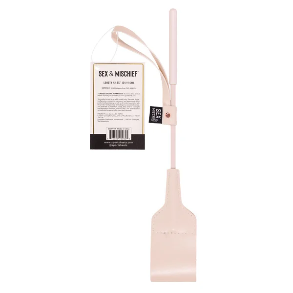 Sex & Mischief Peaches n CreaMe Riding Crop - Peach 30 cm Crop Whip — image 8 of 8