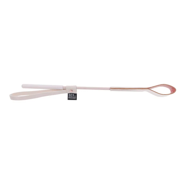 Sex & Mischief Peaches n CreaMe Riding Crop - Peach 30 cm Crop Whip — image 7 of 8