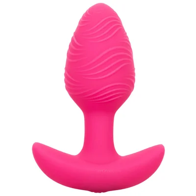 calexotics cheeky rechargeable vibrating glow in the dark butt plug