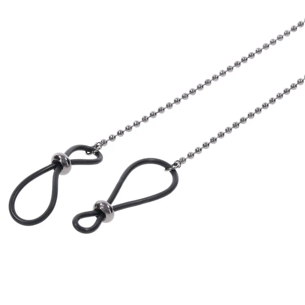 S&M Exs & Ohs Body Jewelry with Nipple Ties - Metal Chain with Nipple Ties — image 6 of 9
