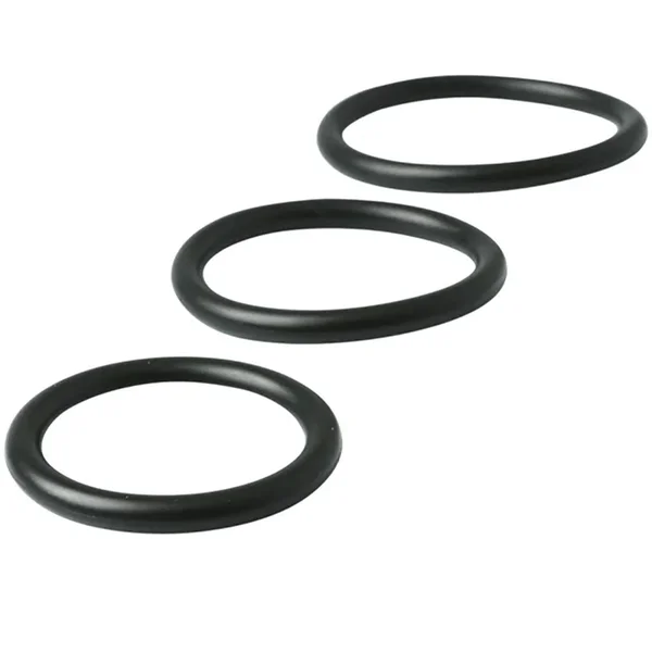 Sex & Mischief Nitrile Cock Ring 3 Pack - Black Cock Rings - Set of 3 Sizes — image 3 of 6