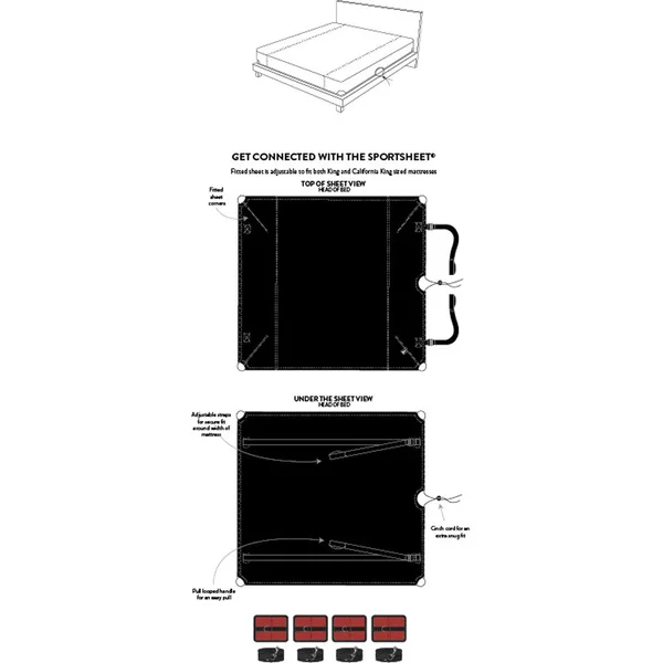 SPORTSHEETS The Sportsheet - King - Bed Restraint Play System - Fits King Size Bed — image 5 of 6
