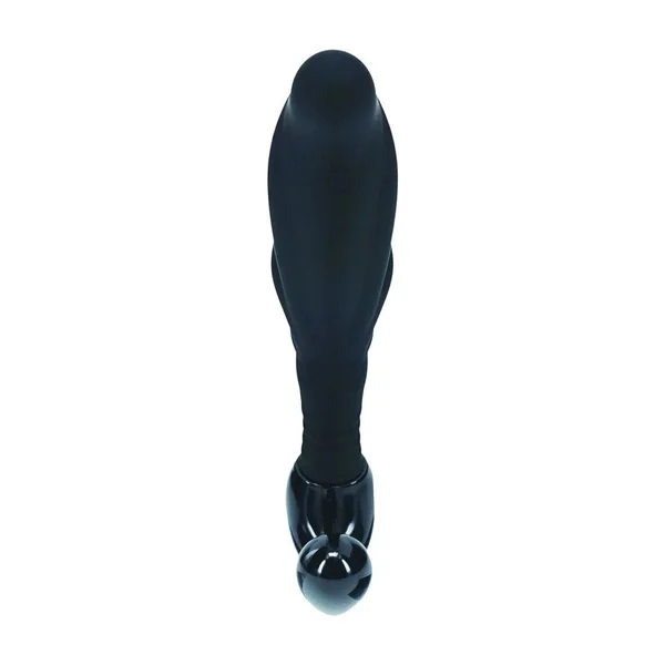LEVELZ Rippled with Hard Loop Prostate Massager - Medium - Black Medium Prostate Massager — image 4 of 9