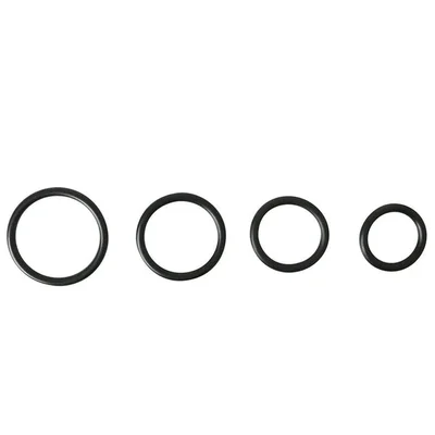 sportsheets rubber o ring 4 pack black rings 4 pack