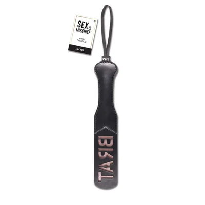 sex mischief brat paddle black spanking paddle