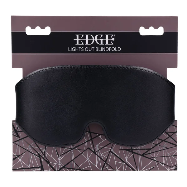 EDGE Lights Out Blindfold - Black Eyemask Restraint — image 9 of 9