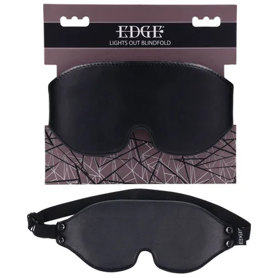 edge lights out blindfold black eyemask restraint