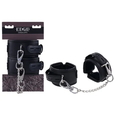 edge handcuffs black restraints