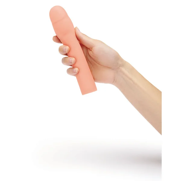 Size Up Realistic 2 Inch Penis Extender - Flesh 5 cm (2'') Penis Extension Sleeve — image 2 of 6