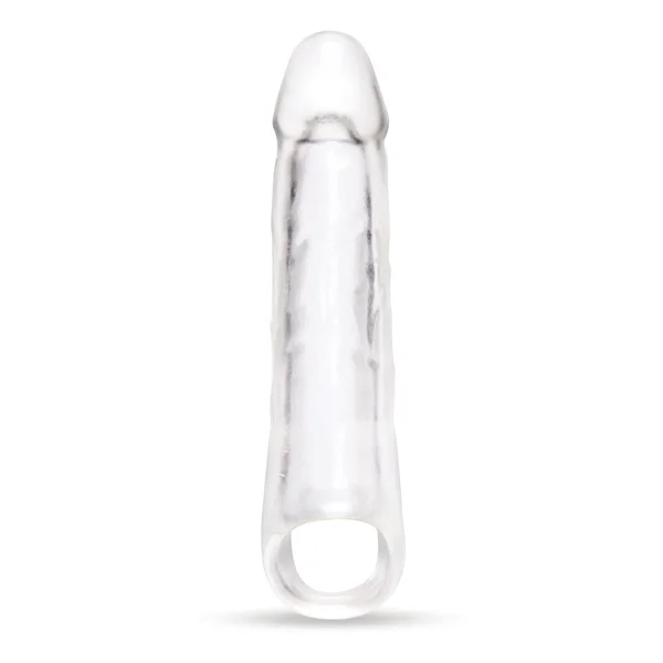 Size Up 3 Inch See-Thru Penis Extender with Ball Loop - Clear 7.6 cm (3'') Penis Extension Sleeve — image 6 of 7