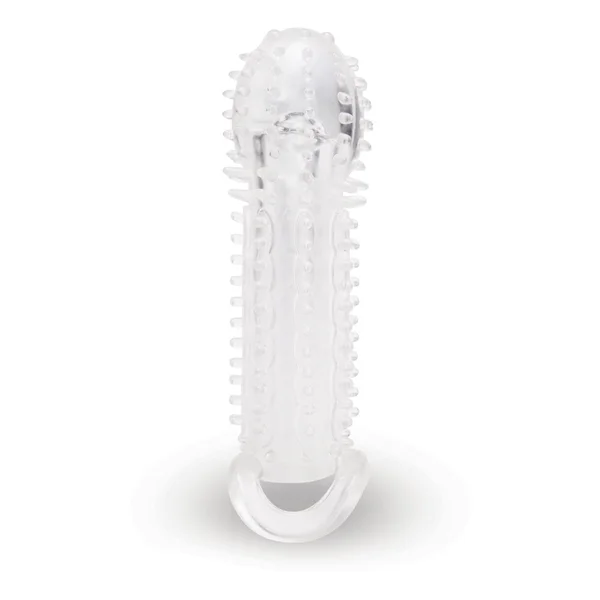 Size Up 1.5 Inch See-Thru Stretch Penis Extender - Clear 3.8 cm (1.5'') Penis Extension Sleeve — image 6 of 7