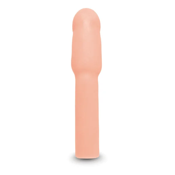 Size Up Realistic 4 Inch Penis Extender - Flesh 10.1 cm (4'') Penis Extension Sleeve — image 5 of 6