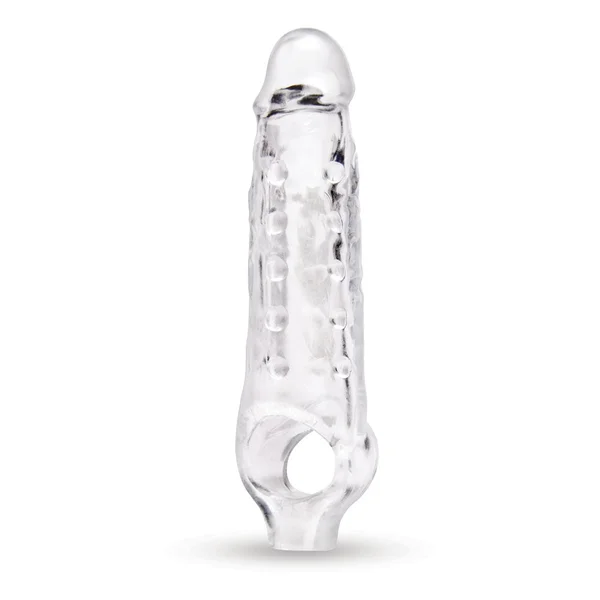 Size Up 1 Inch See-Thru Stretch Penis Extender - Clear 2.5 cm (1'') Penis Extension Sleeve — image 6 of 7