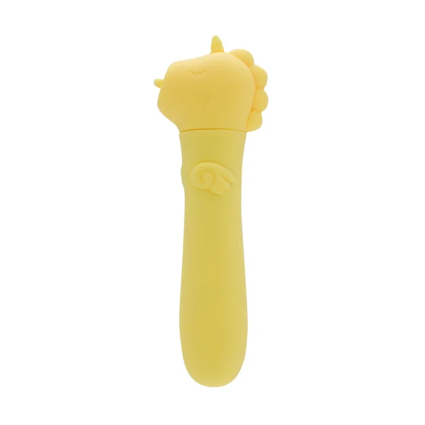 Unihorn - USB Bullet - Bean Blossom - Yellow USB Rechargeable Vibrating Bullet — image 4 of 6
