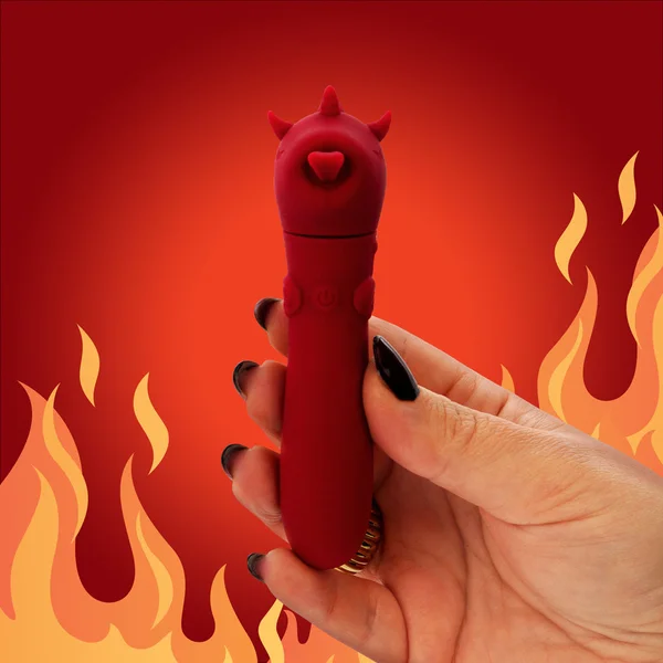 Unihorn - USB Bullet - Blaze Diablo - Red USB Rechargeable Vibrating Bullet — image 2 of 6