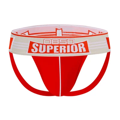 club jox superior red with white line jockstrap