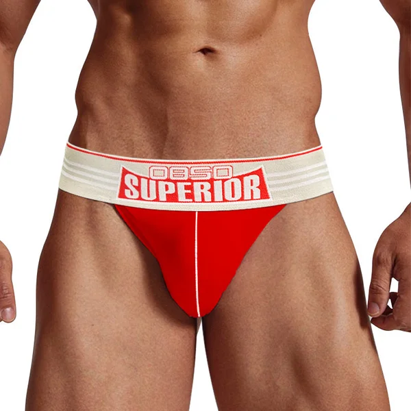 Club Jox Superior Red with White Line Jockstrap — image 3 of 8