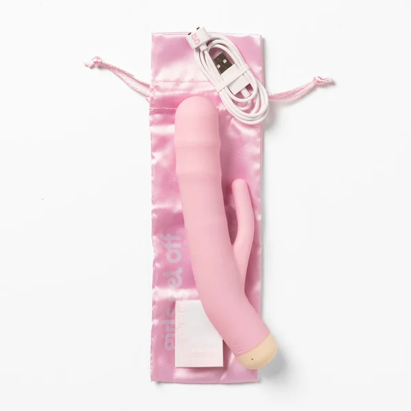 Girls Get Off - DeeDee - Pink 19 cm USB Rechargeable Thrusting Rabbit Vibrator — image 6 of 6