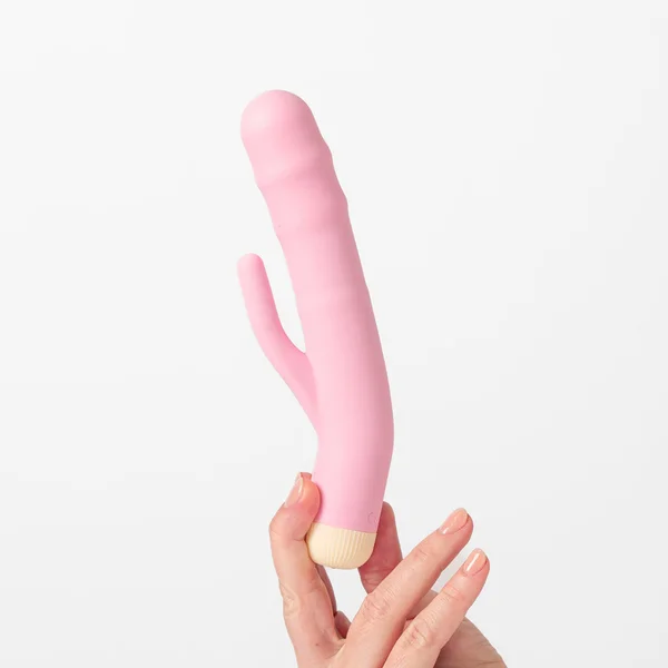 Girls Get Off - DeeDee - Pink 19 cm USB Rechargeable Thrusting Rabbit Vibrator — image 3 of 6