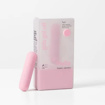 girls get off polly pink 63 cm usb rechargeable bullet