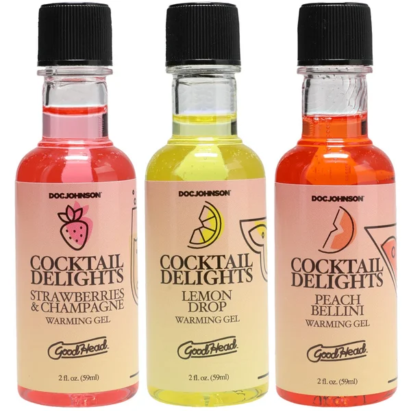 GoodHead Cocktail Delights - Flavoured Warming Oral Sex Gels - 59 ml Bottles - Set of 3 — image 2 of 4