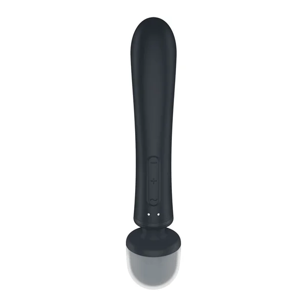 Satisfyer Triple Lover - Grey USB Rechargeable Rabbit Vibrator and Massage Wand — image 5 of 8