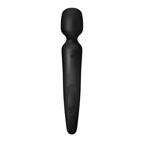Satisfyer Wand-erland - Black - Black/Rose Gold USB Rechargeable Massage Wand — image 5 of 7