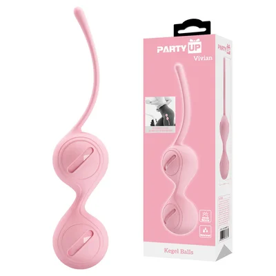 party up vivian kegel balls pink pink kegel balls