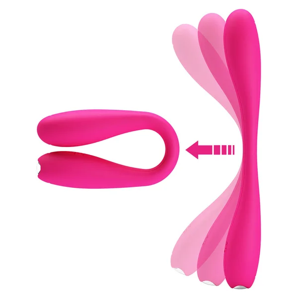 Party Up FRANK Bendable Vibe - Pink - Pink 17.1 cm Bendable Vibrator — image 3 of 6
