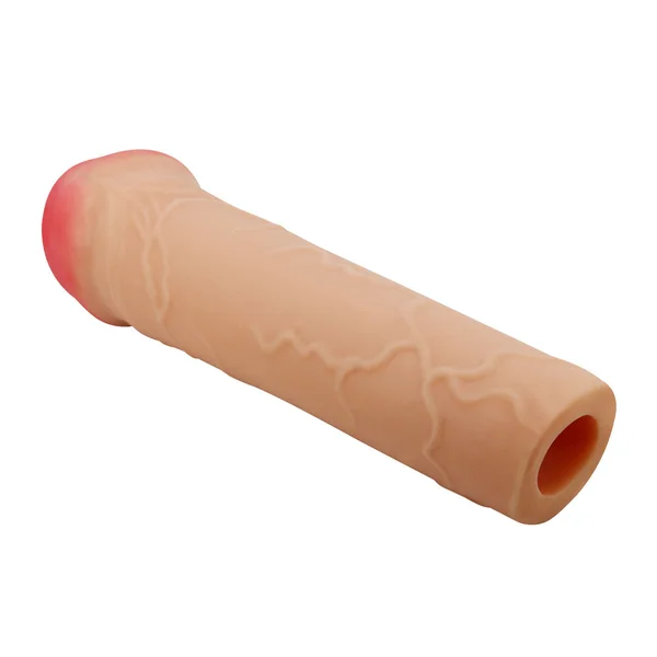 Party Up OSCAR 1 Inch Extender Sleeve - Flesh 1 Inch Penis Extender Sleeve — image 4 of 7