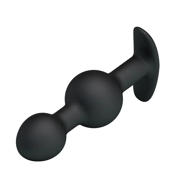 Party Up JAMES Anal Bead Plug - Black 10.4 cm Beaded Butt Plug — image 5 of 7