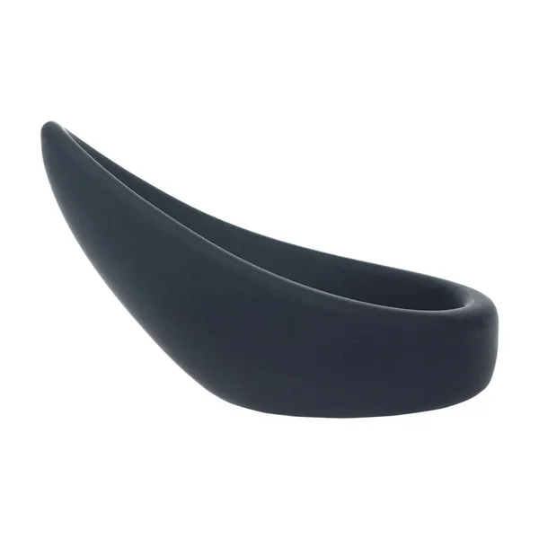 LEVELZ Teardrop Silicone Cock Ring - Black - Black Cock Ring — image 5 of 9
