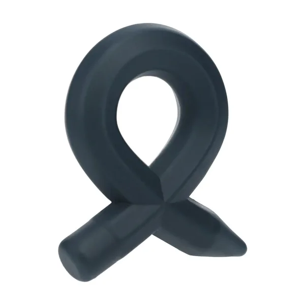 LEVELZ Pencil Liquid Silicone Cock Ring - Black Cock Ring — image 3 of 8