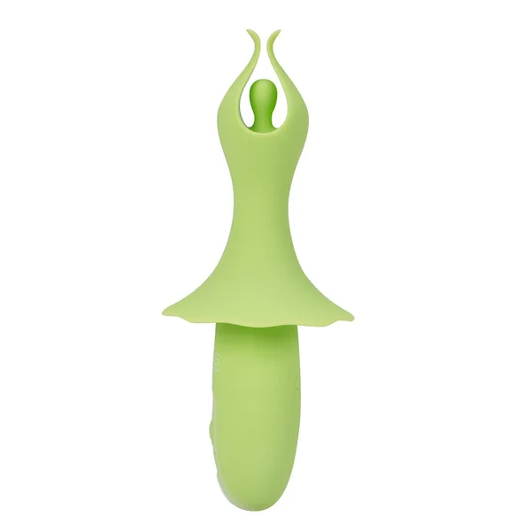 Maia SIENNA - Green - Green 15.2 cm USB Rechargeable Fluttering Bullet — image 4 of 5