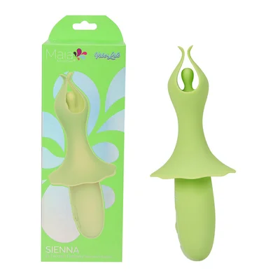 maia sienna green green 152 cm usb rechargeable fluttering bullet