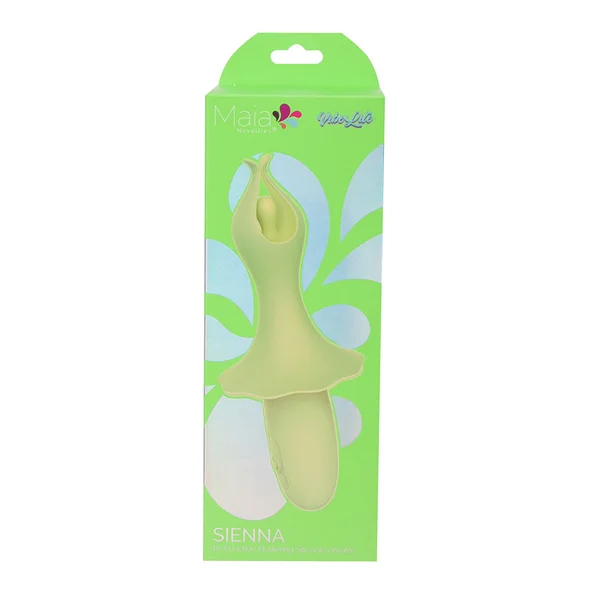 Maia SIENNA - Green - Green 15.2 cm USB Rechargeable Fluttering Bullet — image 5 of 5