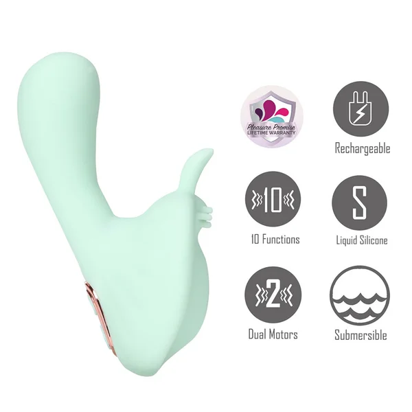Maia AVERI - Green - Green USB Rechargeable Vibrator — image 2 of 6