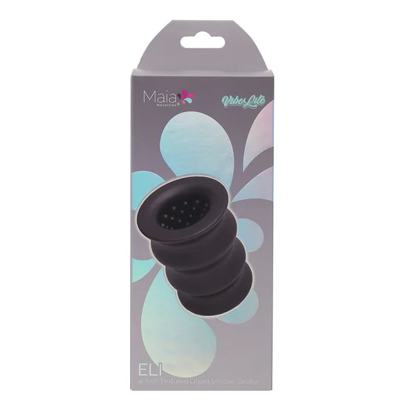 Maia ELI - Black 10 cm Stroker Sleeve — image 5 of 5