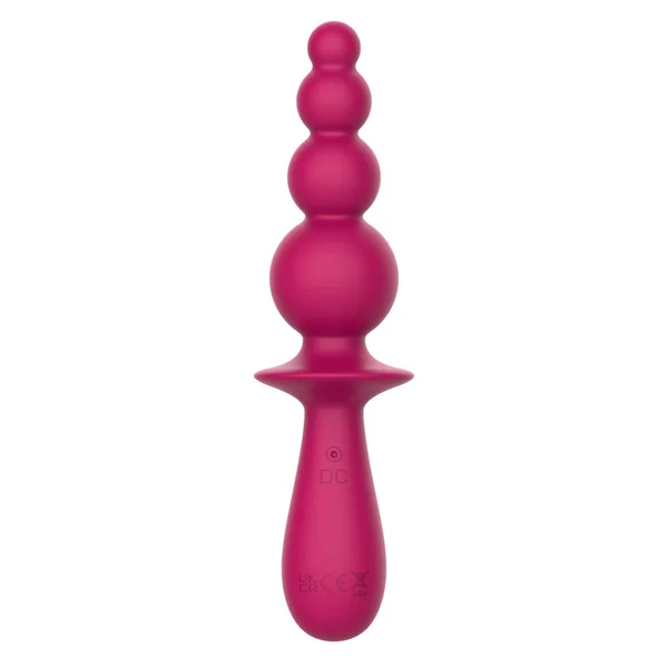 Party Up EVAJANE - Pink - Pink 17.1 cm USB Rechargeable Beaded Vibrator — image 4 of 8