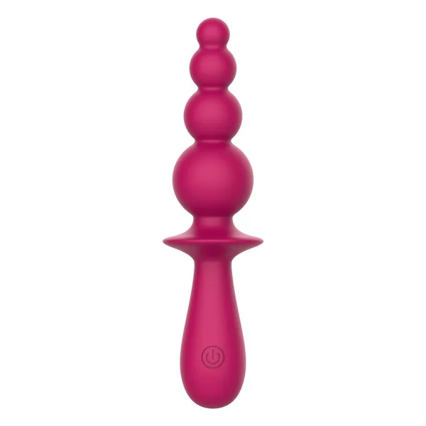 Party Up EVAJANE - Pink - Pink 17.1 cm USB Rechargeable Beaded Vibrator — image 2 of 8