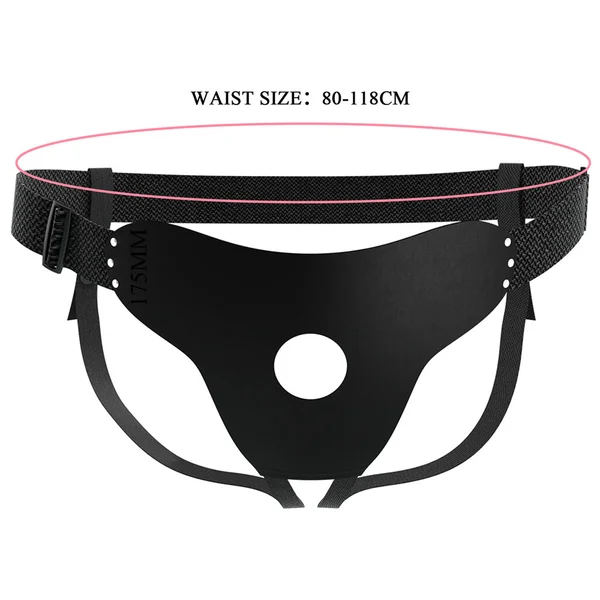Party Up NICK Strap-On Harness - Black Adjustable Strap-On Harness (No Probe Included) — image 8 of 9